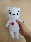 Amigurumi  plüss jegesmaci