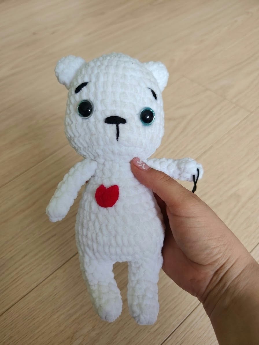 Amigurumi  plüss jegesmaci